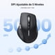 thumbnail image 5 of Mouse Inalámbrico UGREEN Negro con Scrolling Ultra-rápido y 5000 dpi Ergonómico y Silencioso, 5 of 8