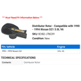 thumbnail image 2 of Distributor Rotor - Compatible with 1990 - 1994 Nissan D21 3.0L V6 1991 1992 1993, 2 of 2
