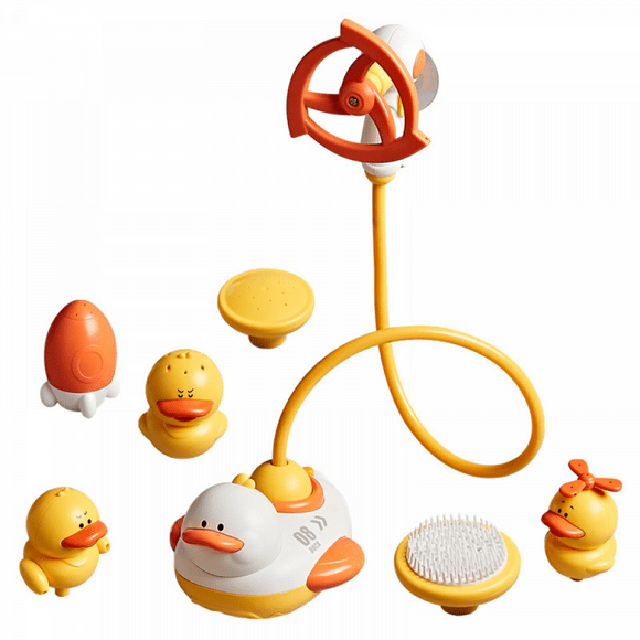 Electric Water Duck Electric Spray Water Duck Bath Toy Electric Sprinkler Cute Duck Bath Toys Electric Bathtub Shower Toy Gift