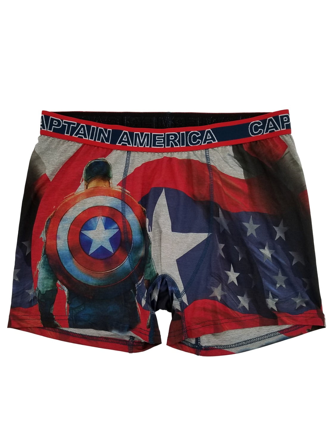 Marvel Marvel Mens Captain America Patriotic Graphics