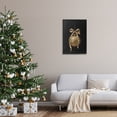 thumbnail image 2 of Stupell Industries Vintage Holiday Ornament on Black Holiday Painting Black Framed Art Print Wall Art, 20 x 30, 2 of 8