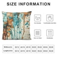 thumbnail image 6 of Acheng Couch Pillows Blue and Brown Splattered Pillow Covers Colorful Paint Splatter Square Soft Double Side Print Decorative Pillows Case for Living Bed Room Outdoor Patio Home Decor,Set of 2 White, 6 of 6