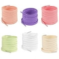 thumbnail image 6 of MOMOJIA Replaceable Flat Polyester Shoelaces 120cm Long Colorful Braided Shoe Laces, 6 of 10