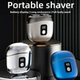 thumbnail image 3 of Nouveau Rasoir en Alliage Résistant au Lavage, Rasoir de Voyage Compact Électrique Portable pour Hommes, Mini Rasoir Domestique, 3 of 8
