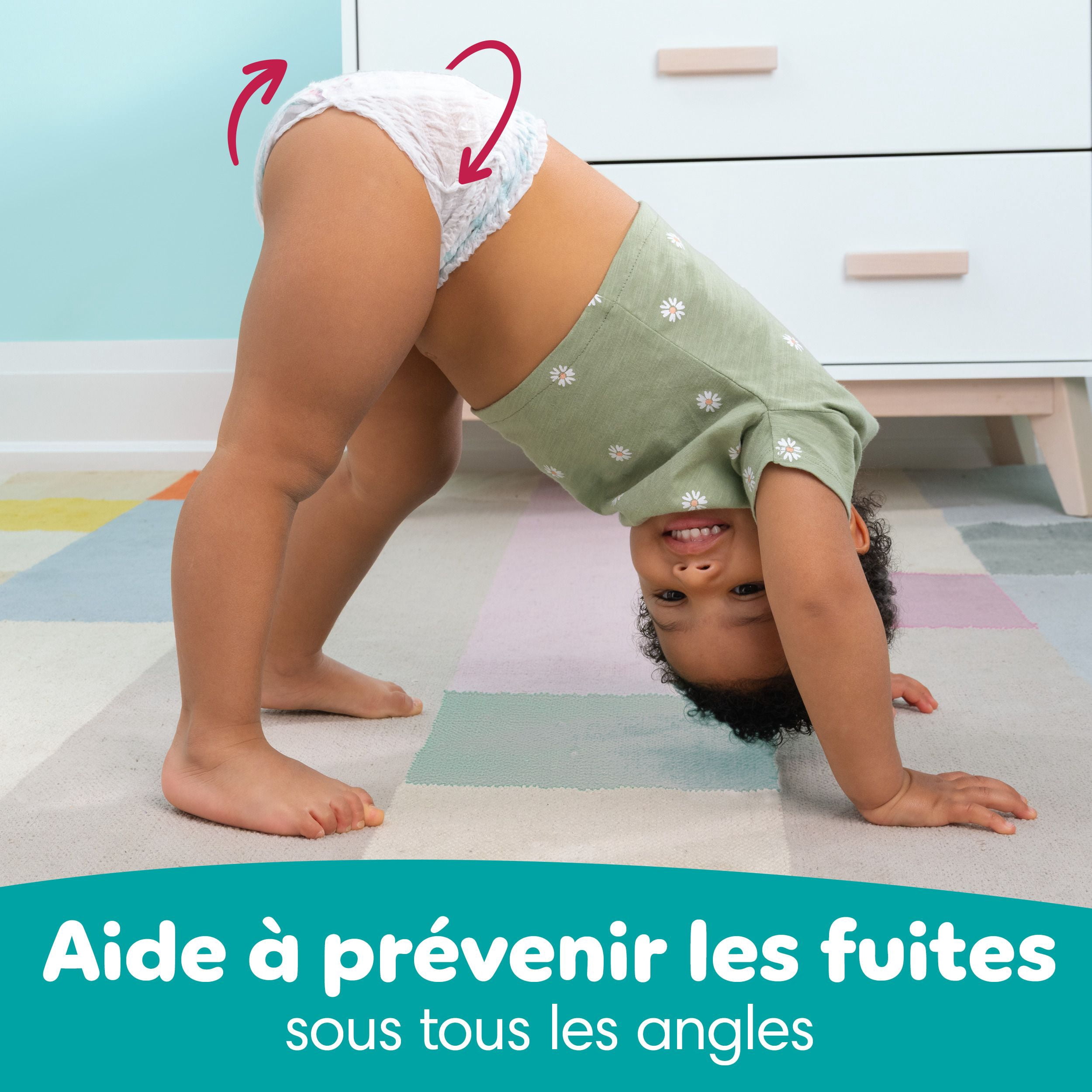Pampers Diapers - Cruisers 360° - Size 5, up to 100% Leakproof Fit, Designed for Active Babies, Pull On Diaper, EZ Off Tabs Designed for Easy Changes