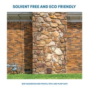 Rainguard Water Sealers Stone Sealer, Penetrating Protection Against Moisture Damage and Stains, For All Stone Surfaces, Silane/Siloxane Waterproofer, Natural Finish, Ready to Use, 1 Gallon