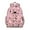 Pink Cute Dachshund, variant on Pets Paws Print Colorful Backpack for School,Cute School Bag,Schoolbag with Adjustable Shoulder Straps & Padded Back,15.25"x11.5"x5.25"