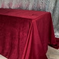 thumbnail image 2 of 90 x 156 Inch Rect. Royal Velvet Tablecloth Burgundy, 2 of 5