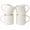 Matte White, variant on Famiware Star 4-Piece Stoneware 12 oz Coffee Mug Set, Cappuccino White