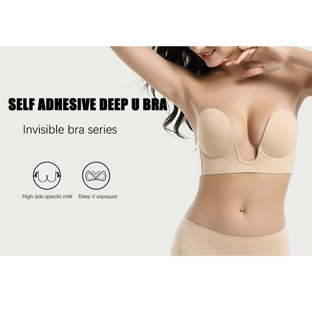 SUREMATE Underwired Bra Without Back, Self-Adhesive Bra for Women