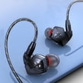 thumbnail image 4 of HEVIRGO In-ear Subwoofer Noise Reduction Sports Headset with Mic Hifi Music Earplug, 4 of 10