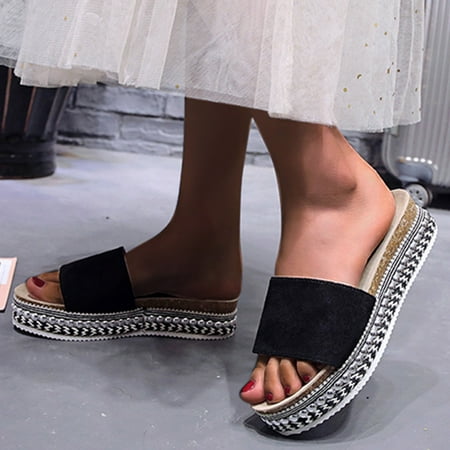 

Fashion Women s Casual Shoes Breathable Thick-soled Outdoor Leisure Slippers