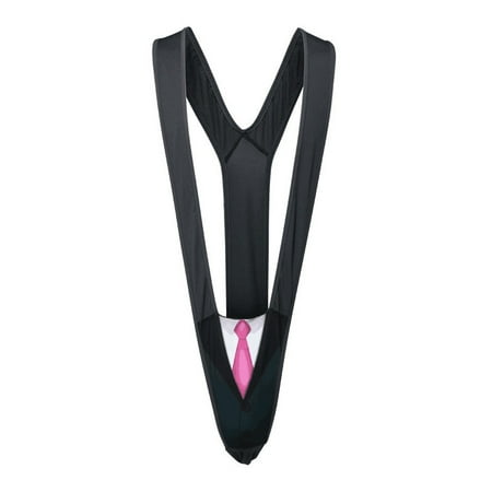 

Men’s Boxer Briefs Underwear for Men Pocket Design Temptation Briefs Suspender One-Piece Thong