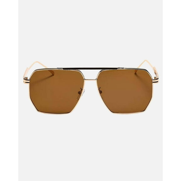 Fifth & Ninth Unisex Square Aviator Polarized Sunglasses | Goldie