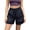 Black, variant on Hurxie Womens Lightweight Hiking Cargo Shorts Quick Dry Athletic Shorts Camping Travel Golf Zipper Pockets Army Green,L