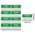 thumbnail image 2 of Unique Bargains Handwritten Name Gift Stickers 3.5"x2.25" 6 Pcs Green, 2 of 5