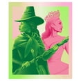 thumbnail image 2 of Women's Wicked Elphaba and Glinda Gradient Frame  Graphic T-Shirt, 2 of 4