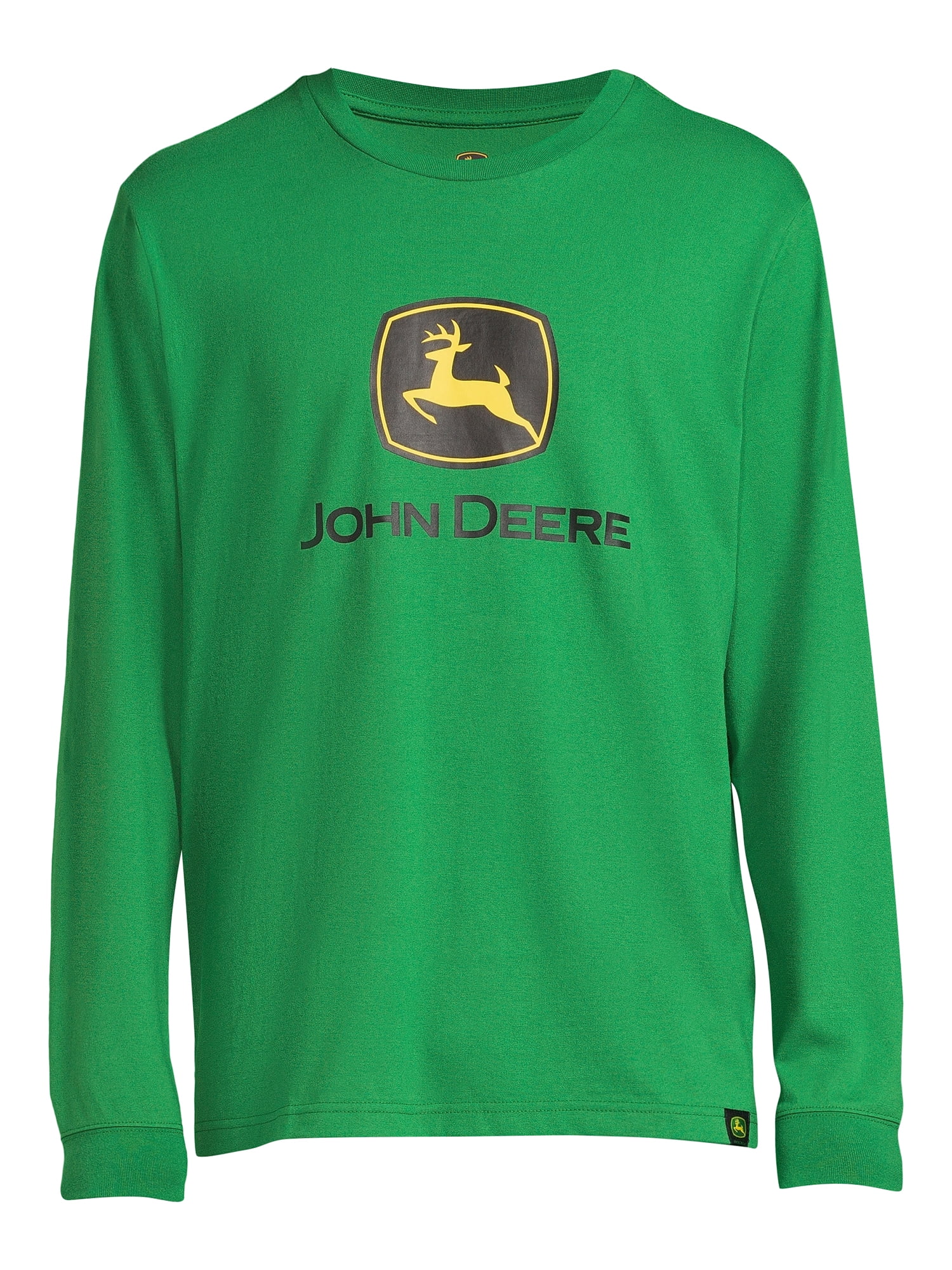 John Deere Men's and Big Men's Jersey Graphic Long Sleeve Tee T-Shirt, up to Size 3XL