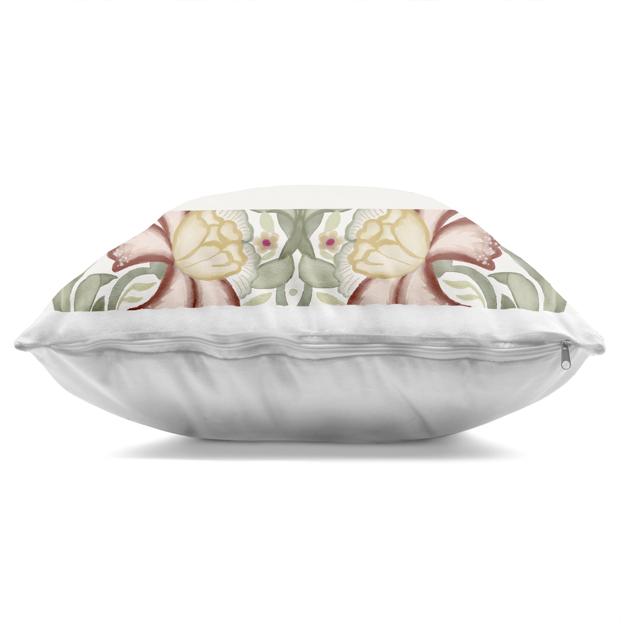Stupell Industries Earthy Vintage Butterfly Florals Decorative Printed Throw Pillow, design by Elizabeth Medley