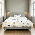thumbnail image 2 of Beforeyayn Disposable Bed Sheet Set, Ideal For Travelers Or Hotel Guests, Camping Or Hospital, Portable Thick Bedding With Pillowcase, 2 of 6