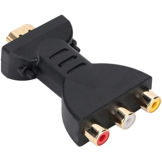 Convertidor de audio-HDMI a video RGB para convertidor de componentes RCA Adaptador de sincronización de audio y video 1080P Xemadio YQ-2170