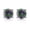 Multicolor, variant on Zirconia Stud Earrings, One Carat Main Stone Earrings Shiny Daily Wear Jewelry for Women Men