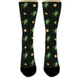 thumbnail image 4 of ThisWear St Patricks Day Outfit Leprechaun Socks Lucky Apparel Shamrock Clothing 6-Pair Novelty Crew Socks, 4 of 5