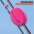 thumbnail image 3 of Sujetador de corbata de caña de pescar Protectores de postes de pesca varilla portátil bola fija accesorios de aparejos flexibles elásticos FLhrweasw Nuevo, 3 of 7
