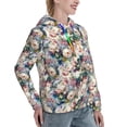 thumbnail image 2 of KLL Colorful Flowers for Womens Pullover Hoodie with Pocket Hooded Long Sleeve Shirts Sweatshirt for Women-X-Large, 2 of 7