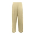 thumbnail image 4 of WhouRiu Boys Girls Baggy Wide Leg Pants Unisex Solid Color Drawstring Waist Sweatpants Kids Summer Outdoor Breathable Lightweight Trousers,10-11 Years, 4 of 9