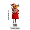 thumbnail image 3 of Reindeer Doll under $5! Cagogo Extendable Reindeer Doll Christmas Decor, Stretchable Santa's Deer PlushToys, Flexible Poseable Decoration for Window Mantel Tree, Interactive Holiday Party Props, 3 of 5