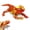 Orange, variant on 3D Printed Bearded Dragon Animals - Flexible Articulated Stuff for Adults, Home Office Decor, Stocking Stuffers Bulk, Birthday Party Halloween