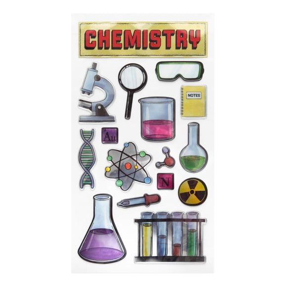 Recollections Chemistry Stickers, 12 Pack