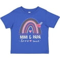 thumbnail image 3 of Inktastic Mimi and Papa Love Me Rainbow Girls Toddler T-Shirt, 3 of 5
