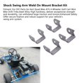 thumbnail image 3 of Weld On Shock Mounts Bracket, Simple Installation Shock Swing Arm Weld On Mount Bracket Kit Secure Fixation  for Dirt Bike, 3 of 7