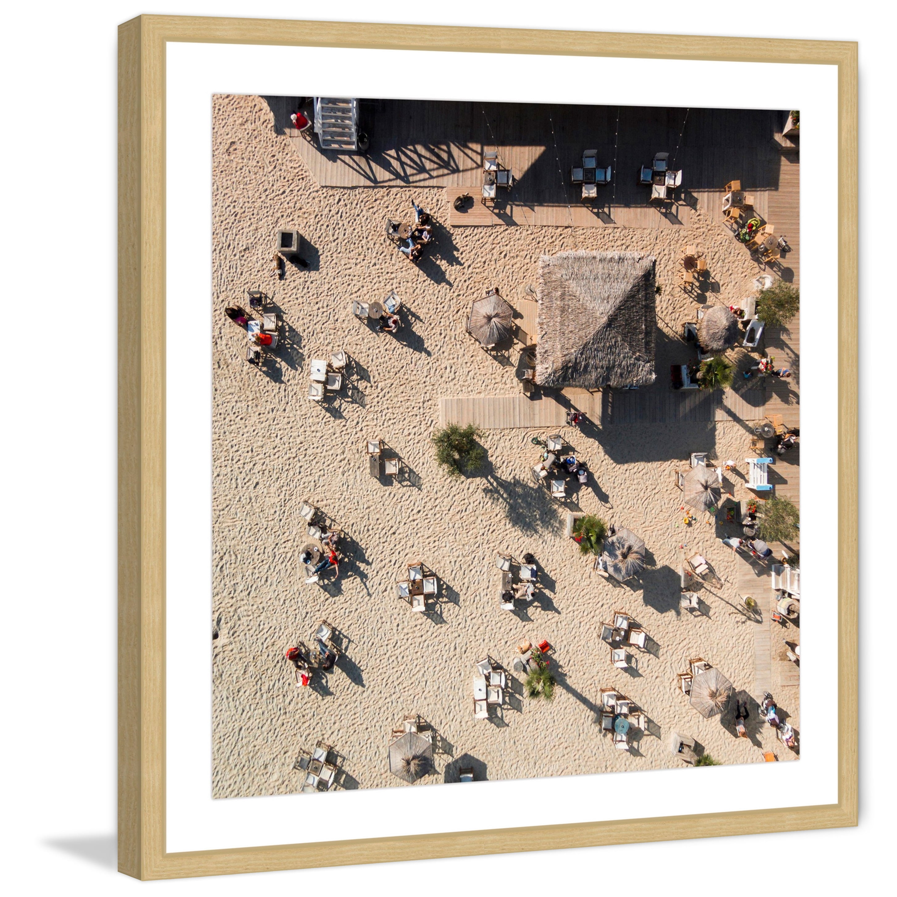 Marmont Hill "Tiki Hut" by Karolis Janulis Framed Painting Print