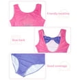 thumbnail image 4 of Gymnastics Leotards for Girls with Bow Back, Sparkly Dance Unitards with Shorts Ballet Biketards Outfit for 3-12 Years, 4 of 8