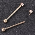 thumbnail image 4 of 2pcs Watch Screw Tube Rods Screw-in Watch Strap Link Rod Connect Rod Repair Tools for Watchmaker - 22mm Inner Diameter (Rose Goldr), 4 of 6