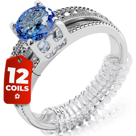 Ajustador de talla para anillos 5 STARS UNITED, paquete de 12, para bandas de 6 mm