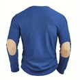 thumbnail image 3 of Snndgx Shirts for Men 1/4 Button Sleeve Corduroy Regular Daily Shirts Outdoor Casual Going out Shirts Solid Color, 3 of 6