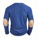 thumbnail image 3 of pstuiky mangas largas para hombre, Sudadera con capucha de pana con cuello redondo, manga larga y botones en color block para hombre camisetas de hombre l, 3 of 6