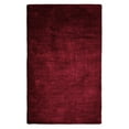 thumbnail image 4 of Rugsotic Carpets Handmade Rugs Hand Knotted Loom Rectangle 4'x6' Red Silk Mix for Indoor Use, 4 of 5
