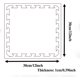 thumbnail image 2 of 20 Pieces Interlocking Carpet Tiles Wood Grain Foam Mats With Border For Home Playroom Basement Trade Show, 30cm X 30cm/12" X 12" Banmo, 2 of 5