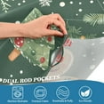 thumbnail image 4 of Yayeee Kitchen Valance Rod Pocket 54" x 18" Living Room Window Curtain, Christmas Gingerbread, 4 of 6