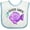 White and Blue, variant on Inktastic Cutest Catch Cute Purple Fish Boys or Girls Baby Bib