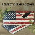 thumbnail image 4 of Rustic Flag flying Eagle Front License Plate,Metal License Plate,Funny Standard Plates Personalized Novelty Decorative For Men/Women/Boys/Girls Car 6×12 Inch, 4 of 7