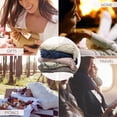 thumbnail image 5 of Elrene Home Fashions Farmhouse Living Rustic Vogue Aspen Diamond Tufted Fringe Blanket Throw for Couch/Sofa/Bed/Everyday, Single (50 in x 60 in), Ivory Single Throw (50 in x 60 in) Ivory, 5 of 6
