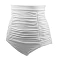 thumbnail image 1 of Parte Inferior del Traje de Baño Sexy Greeniant Blanco Cintura Alta, 1 of 6