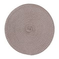 thumbnail image 6 of Round Heat-Insulating Table Mat Solid-Colored Western Placemats Woven Table Mat Place Mat Household And Oil-proof Pad Heat Insulation Pad, 6 of 8