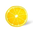 thumbnail image 1 of Manta redonda Toynk Lemon Slice de forro polar, 150 cm, 1 of 7